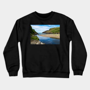 Beach & Coastal Scenery - Ceibwr Bay, Ceredigion, Wales Crewneck Sweatshirt